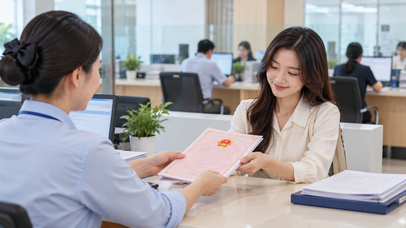 Receiving Official Documents at a Modern Service Desk.png